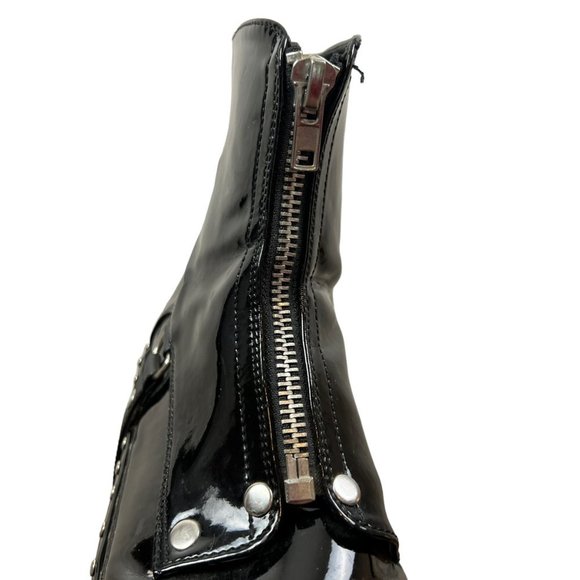 Demonia Black Combat Boots - Picture 8 of 16